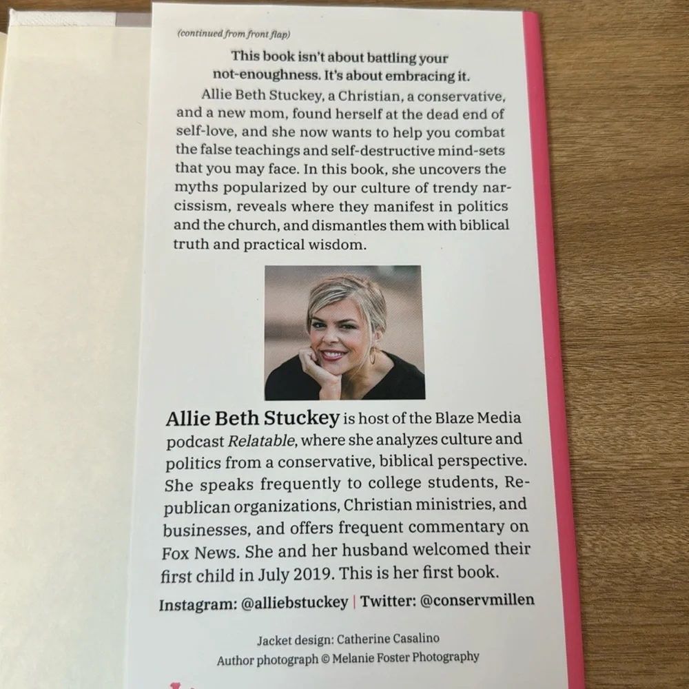 You’re Not Enough (and that’s okay) by Allie Beth Stuckey